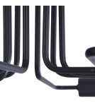 Lampy sufitowe loftowe - industrialne - Maytoni Gilbert 8xE27 60W sufitowa T532CL-08B czarny - product 6