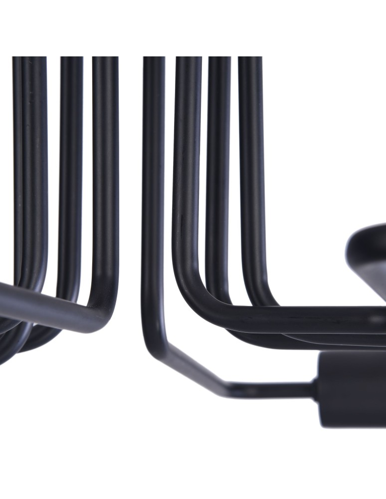 Maytoni Gilbert 8xE27 60W sufitowa T532CL-08B czarny