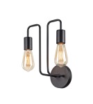 Maytoni Gilbert 2xE27 60W kinkiet T532WL-02B czarny Maytoni Gilbert 2xE27 60W kinkiet T532WL-02B czarny