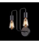 Maytoni Gilbert 2xE27 60W kinkiet T532WL-02B czarny Maytoni Gilbert 2xE27 60W kinkiet T532WL-02B czarny