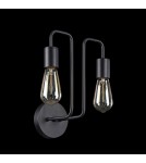 Maytoni Gilbert 2xE27 60W kinkiet T532WL-02B czarny Maytoni Gilbert 2xE27 60W kinkiet T532WL-02B czarny