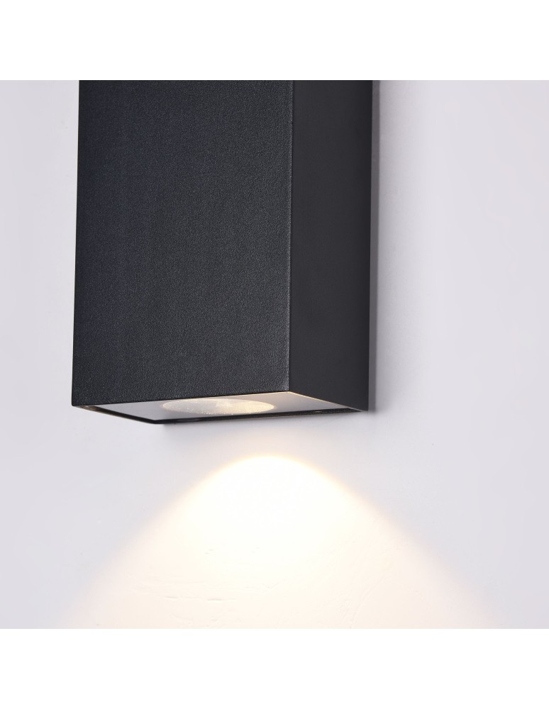 Maytoni Times Square LED 6W 3000K 480lm kinkiet O581WL-L6B czarny Maytoni Times Square LED 6W 3000K 480lm kinkiet O581WL-L6B czarny