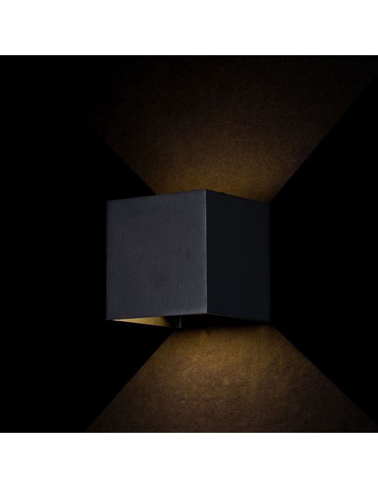 Maytoni Fulton LED 6W 3000K 360lm kinkiet O572WL-L6B czarny Maytoni Fulton LED 6W 3000K 360lm kinkiet O572WL-L6B czarny