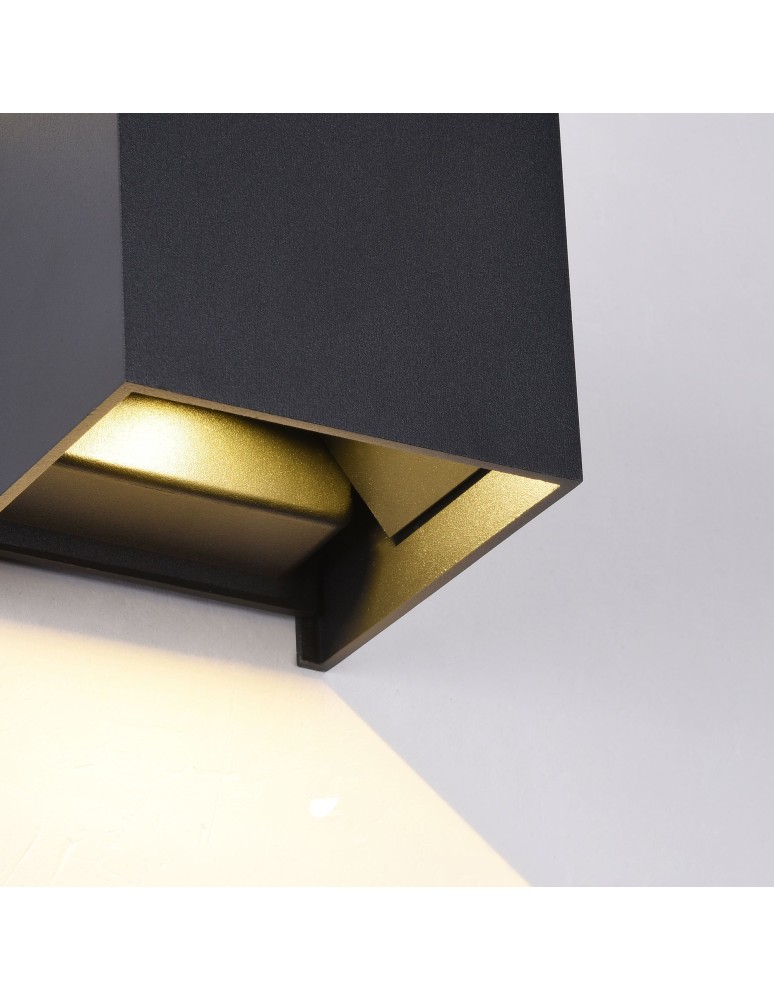 Maytoni Fulton LED 6W 3000K 360lm kinkiet O572WL-L6B czarny Maytoni Fulton LED 6W 3000K 360lm kinkiet O572WL-L6B czarny