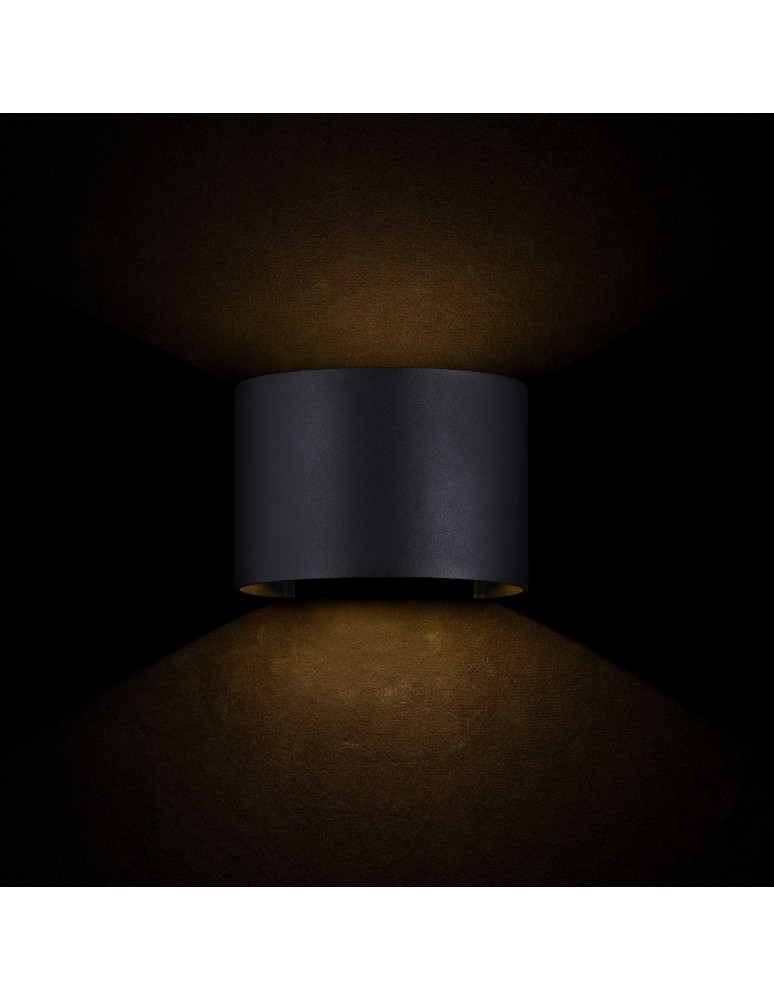 Maytoni Fulton LED 6W 3000K 360lm kinkiet O573WL-L6B czarny Maytoni Fulton LED 6W 3000K 360lm kinkiet O573WL-L6B czarny