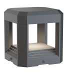 Lampy ogrodowe stojące - Maytoni Royal Mile Zewnętrzna/Ogrodowa LED 13W 3000K 330lm Szary  O019FL-L13GR3K - product 1