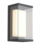 Kinkiety zewnętrzne - Maytoni Baker Street Ścienna LED 10W 3000K 420lm Czarny  O021WL-L10B4K - product 1