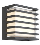 Kinkiety zewnętrzne - Maytoni Downing Street Ścienna LED 10W 3000K 380lm Czarny  O020WL-L10B4K - product 1