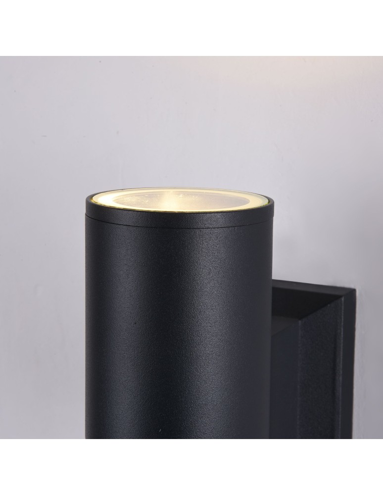Maytoni Bowery 1xGU10 50W kinkiet O574WL-01B czarny Maytoni Bowery 1xGU10 50W kinkiet O574WL-01B czarny