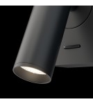 Maytoni MIRAX LED 3W 150lm 3000K czarny kinkiet C039WL-L3B3K Maytoni MIRAX LED 3W 150lm 3000K czarny kinkiet C039WL-L3B3K