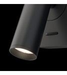 Maytoni MIRAX LED 3W 150lm 3000K czarny kinkiet C039WL-L3B3K Maytoni MIRAX LED 3W 150lm 3000K czarny kinkiet C039WL-L3B3K