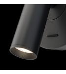 Maytoni Mirax Ścienna LED 3.2W 3032K 230lm Czarny C038WL-L3B3K Maytoni Mirax Ścienna LED 3.2W 3032K 230lm Czarny C038WL-L3B3K