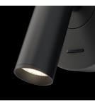 Maytoni Mirax Ścienna LED 3.2W 3032K 230lm Czarny C038WL-L3B3K Maytoni Mirax Ścienna LED 3.2W 3032K 230lm Czarny C038WL-L3B3K