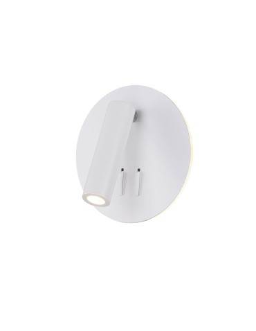 Maytoni Ios 176 LED 9W 3000K 540lm kinkiet C176-WL-01-6W-W biały