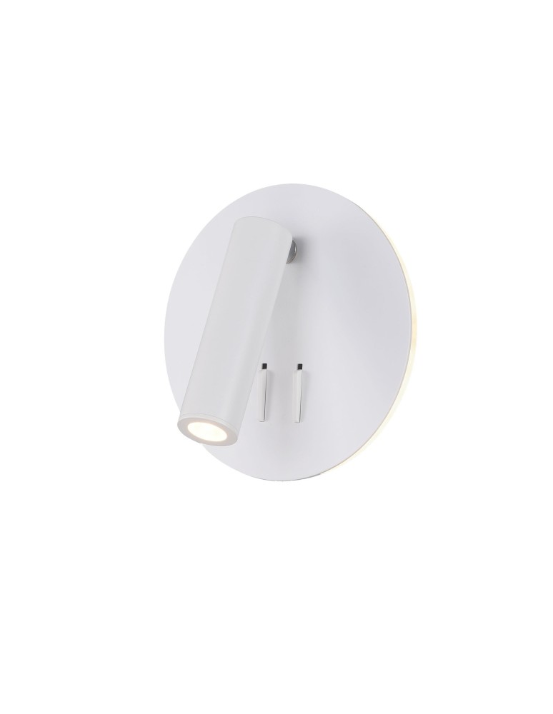 Maytoni Ios 176 LED 9W 3000K 540lm kinkiet C176-WL-01-6W-W biały