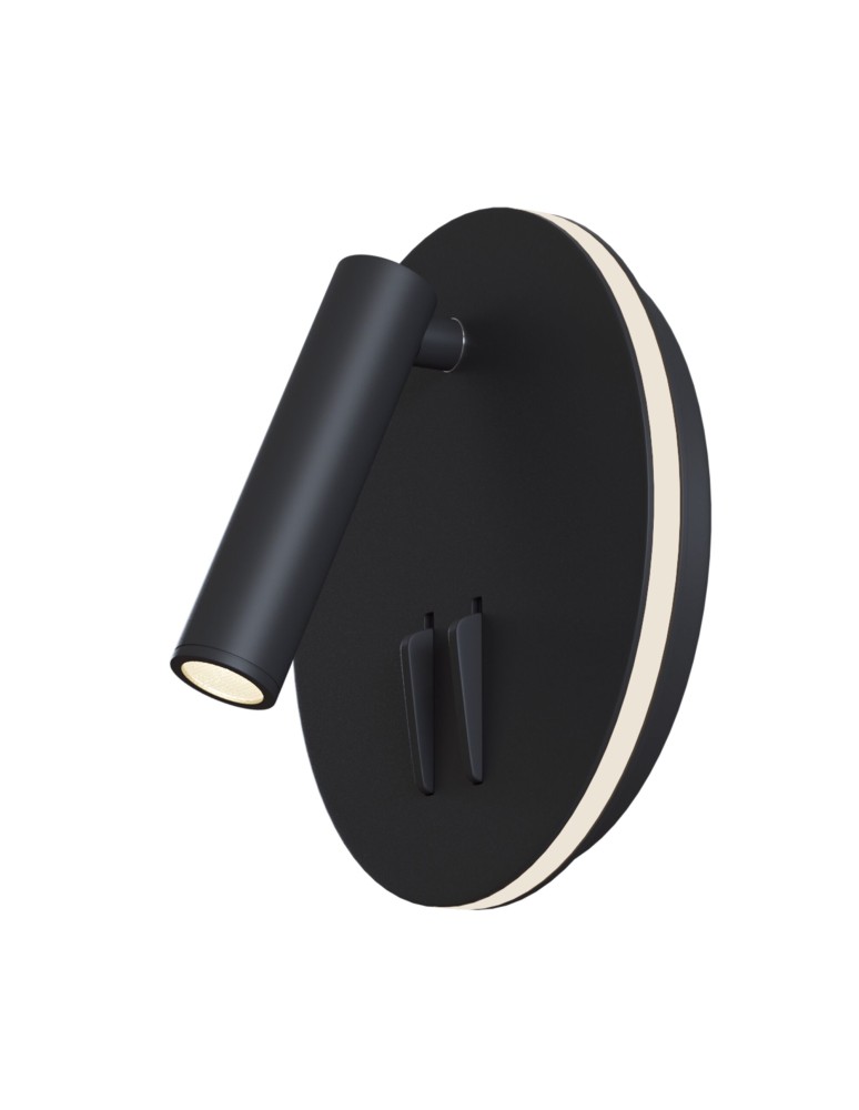 Maytoni Ios 176 LED 9W 3000K 540lm kinkiet C176-WL-01-6W-B czarny Maytoni Ios 176 LED 9W 3000K 540lm kinkiet C176-WL-01-6W-B czarny