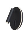 Maytoni Ios 176 LED 9W 3000K 540lm kinkiet C176-WL-01-6W-B czarny