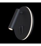 Maytoni Ios 176 LED 9W 3000K 540lm kinkiet C176-WL-01-6W-B czarny Maytoni Ios 176 LED 9W 3000K 540lm kinkiet C176-WL-01-6W-B czarny