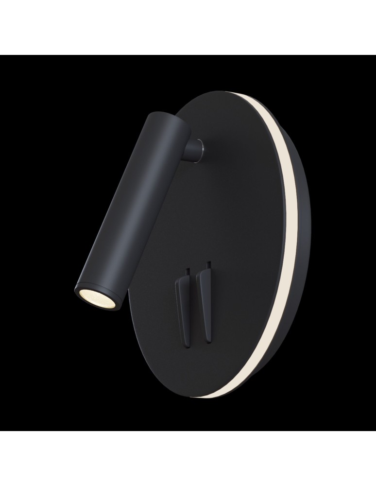 Maytoni Ios 176 LED 9W 3000K 540lm kinkiet C176-WL-01-6W-B czarny Maytoni Ios 176 LED 9W 3000K 540lm kinkiet C176-WL-01-6W-B czarny