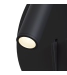 Maytoni Ios 176 LED 9W 3000K 540lm kinkiet C176-WL-01-6W-B czarny Maytoni Ios 176 LED 9W 3000K 540lm kinkiet C176-WL-01-6W-B czarny