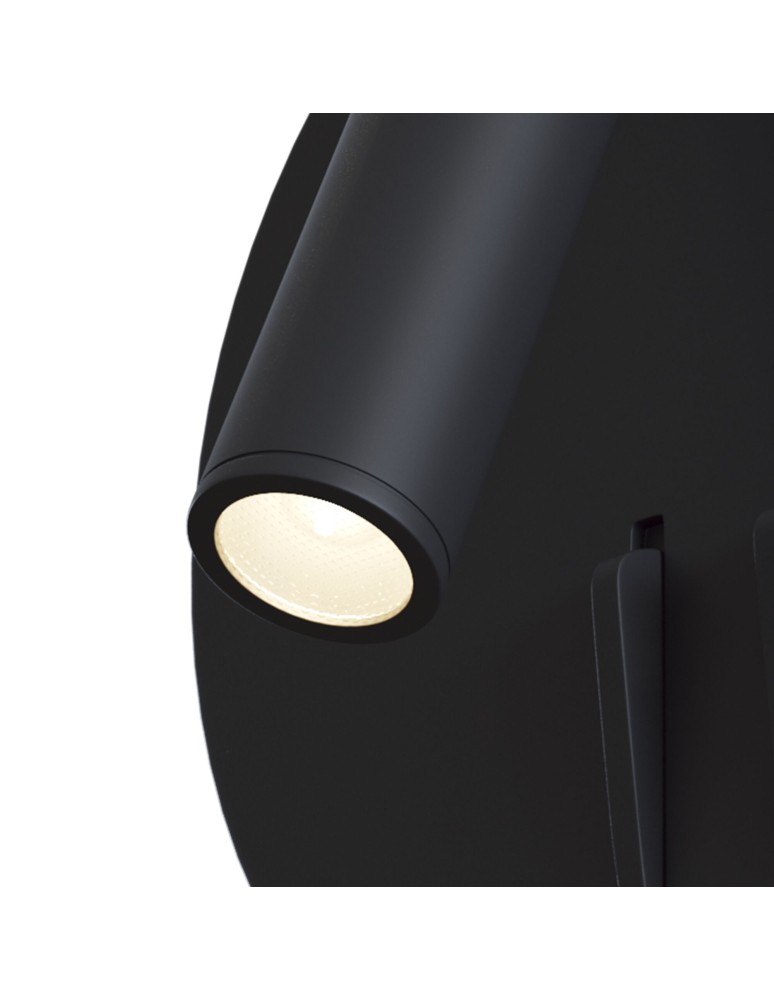 Maytoni Ios 176 LED 9W 3000K 540lm kinkiet C176-WL-01-6W-B czarny Maytoni Ios 176 LED 9W 3000K 540lm kinkiet C176-WL-01-6W-B czarny