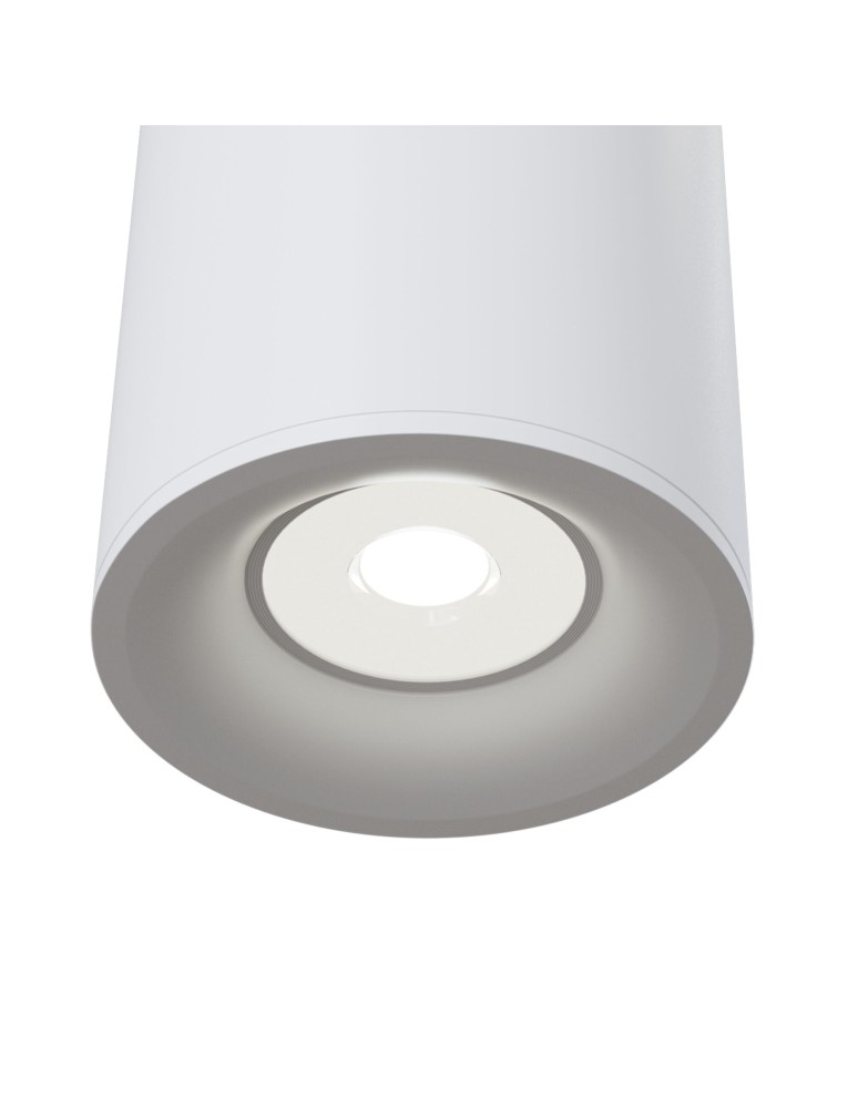 Oprawy sufitowe na wymienne źródło światła - Maytoni Alfa 1xGU10 50W sufitowa C012CL-01W biały - product kolory-swiatla.pl 3