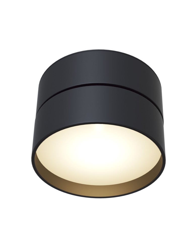 Maytoni Onda LED 18W 3000K 1000lm sufitowa C024CL-L18B czarny