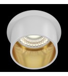 Maytoni Reif Downlight GU10 1x50W   Biały  Złoty DL050-01WG Maytoni Reif Downlight GU10 1x50W   Biały  Złoty DL050-01WG