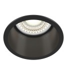 Lampy podtynkowe okrągłe - Maytoni Reif Downlight GU10 1x50W   Czarny  DL049-01B - product 1