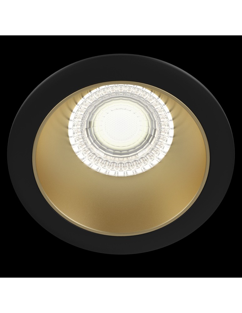 Lampy podtynkowe okrągłe - Maytoni Share Downlight GU10 1x15W     DL053-01BMG - product kolory-swiatla.pl 3