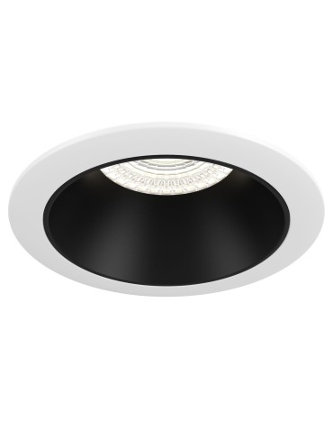 Maytoni Share Downlight GU10 1x15W   Czarny  Biały DL053-01WB