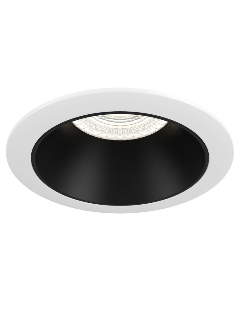 Maytoni Share Downlight GU10 1x15W   Czarny  Biały DL053-01WB