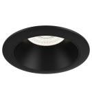 Lampy podtynkowe okrągłe - Maytoni Share Downlight GU10 1x15W   Czarny  DL053-01B - product 1