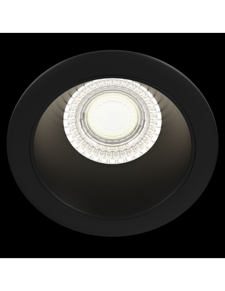 Lampy podtynkowe okrągłe - Maytoni Share Downlight GU10 1x15W   Czarny  DL053-01B - product kolory-swiatla.pl 3