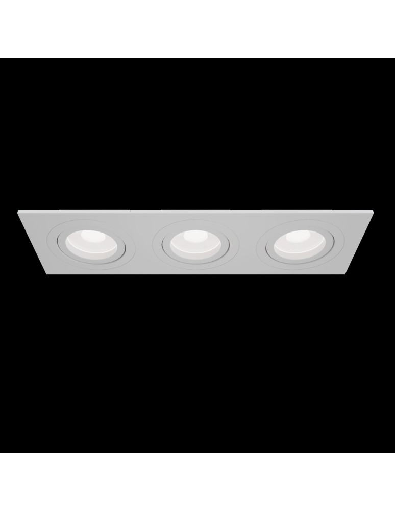 Maytoni Atom 3xGU10 50W podtynkowa DL024-2-03W biały
