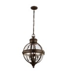 Żyrandole - Feiss ADAMS 3x60W E14 FE/ADAMS/3P BRZ Wisząca - produkt 1