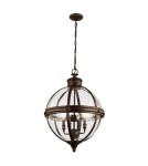 Żyrandole - Feiss ADAMS 4x60W E14 FE/ADAMS/4P BRZ Wisząca - produkt 1