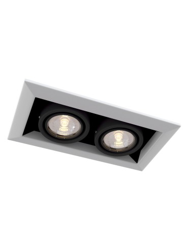 Maytoni Metal Modern 2xGU10 50W podtynkowa DL008-2-02-W biały