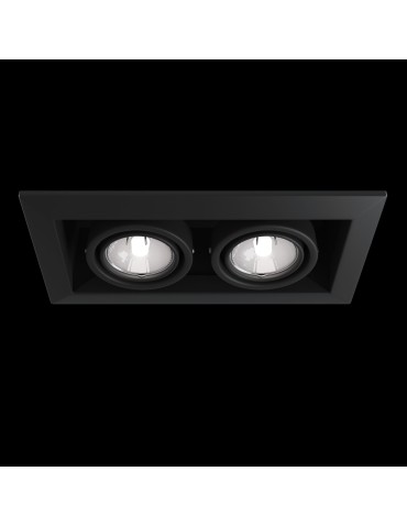Maytoni Metal Modern 2xGU10 50W podtynkowa DL008-2-02-B czarny - produkt 2