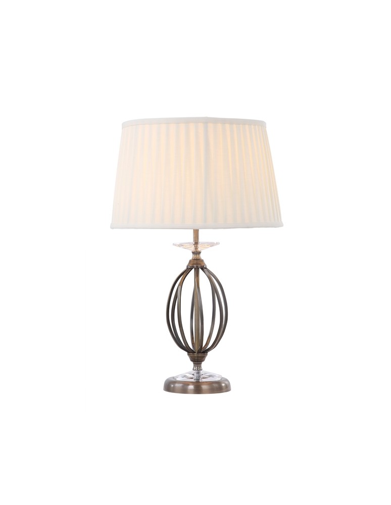 Lampy stołowe klasyczne - Elstead AEGAN 1x60W E27 AG/TL AGED BRASS Biurkowa - produkt kolory-swiatla.pl 1
