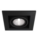 Lampy podtynkowe - oczka - Maytoni Metal Modern 1xGU10 50W podtynkowa DL008-2-01-B czarny - product 1