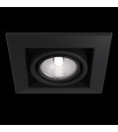 Lampy podtynkowe - oczka - Maytoni Metal Modern 1xGU10 50W podtynkowa DL008-2-01-B czarny - product 2