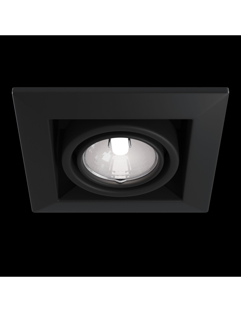 Maytoni Metal Modern 1xGU10 50W podtynkowa DL008-2-01-B czarny