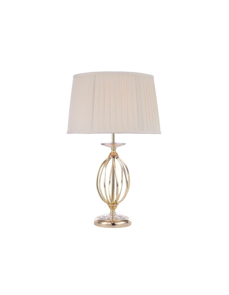 Lampy stołowe klasyczne - Elstead AEGAN 1x60W E27 AG/TL POL BRASS Biurkowa - produkt kolory-swiatla.pl 1