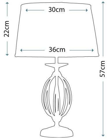 Elstead AEGAN 1x60W E27 AG/TL POL BRASS Biurkowa - produkt 2