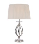 Lampy stołowe klasyczne - Elstead AEGAN 1x60W E27 AG/TL POL NICKEL Biurkowa - product 1