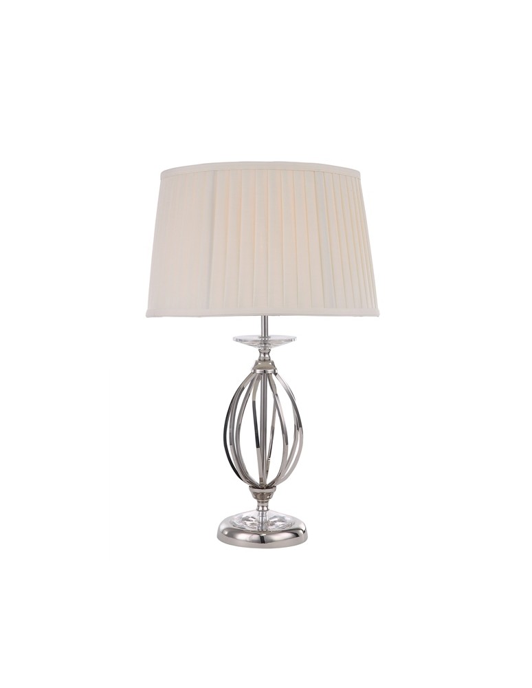 Lampy stołowe klasyczne - Elstead AEGAN 1x60W E27 AG/TL POL NICKEL Biurkowa - produkt kolory-swiatla.pl 1