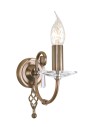 Elstead AEGAN 1x60W E14 AG1 AGED BRASS Kinkiet