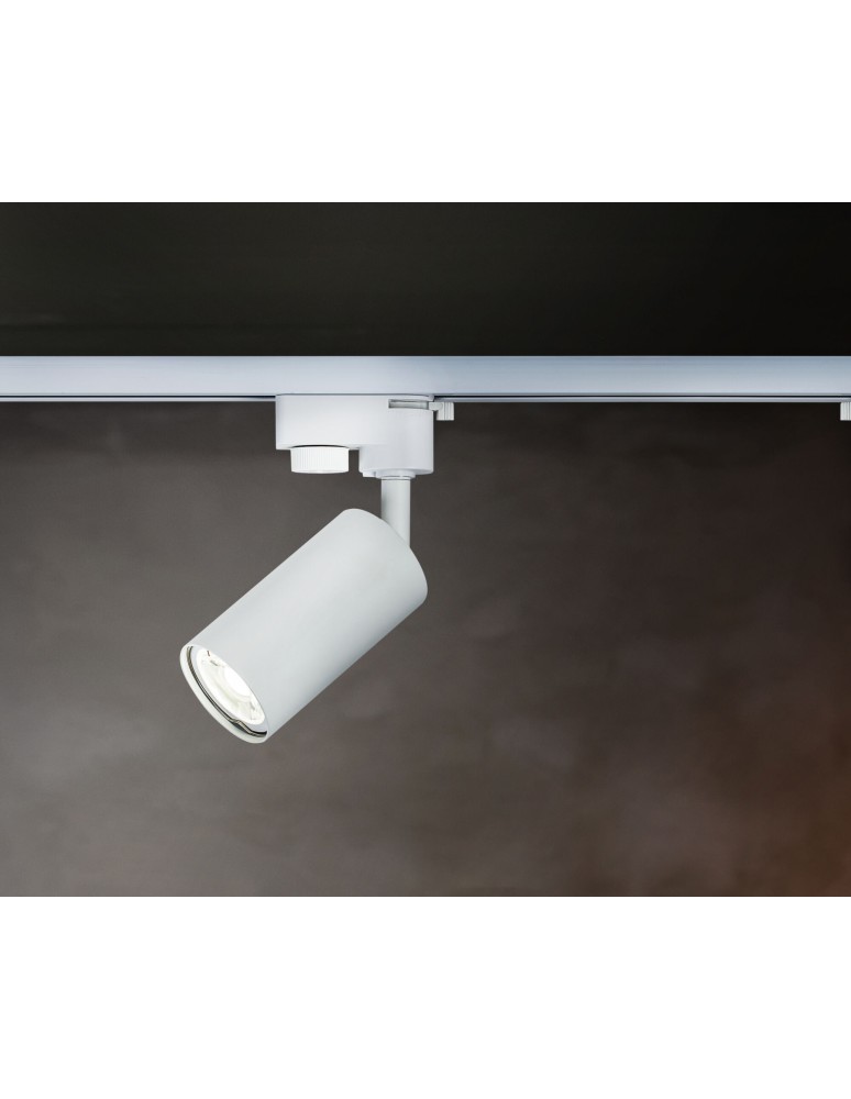 Maytoni Reflektor 1xGU10 50W do szynoprzewodu Maytoni TR002-1-GU10-W biały Maytoni Reflektor 1xGU10 50W do szynoprzewodu Maytoni TR002-1-GU10-W biały