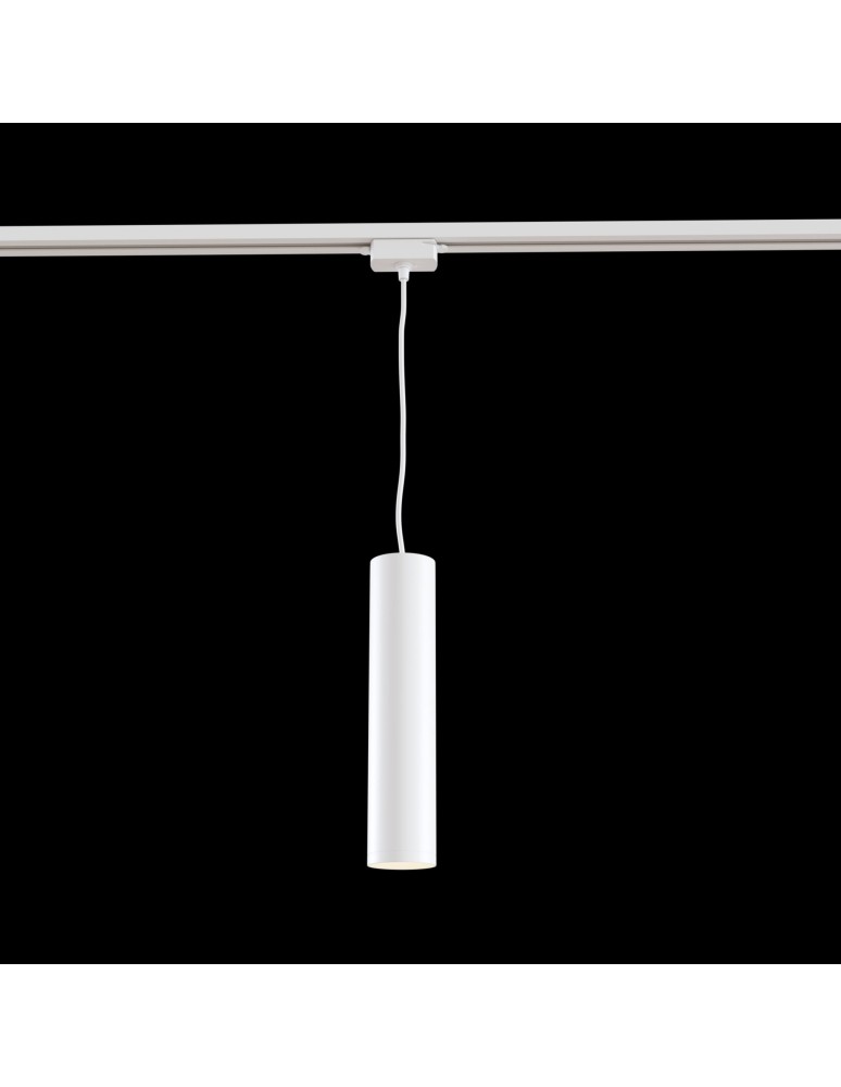 Szynoprzewody 3 fazowe - Maytoni wisząca 1xGU10 50W do szynoprzewodu Maytoni TR008-1-GU10-W biały - product kolory-swiatla.pl 2